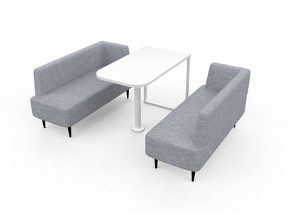 L - Sofa & Tisch für Classic L2 Meetingbox - SoSilent Box
