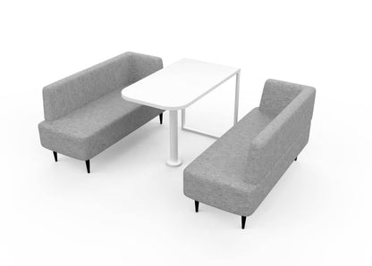 L - Sofa & Tisch für Classic L2 Meetingbox - SoSilent Box
