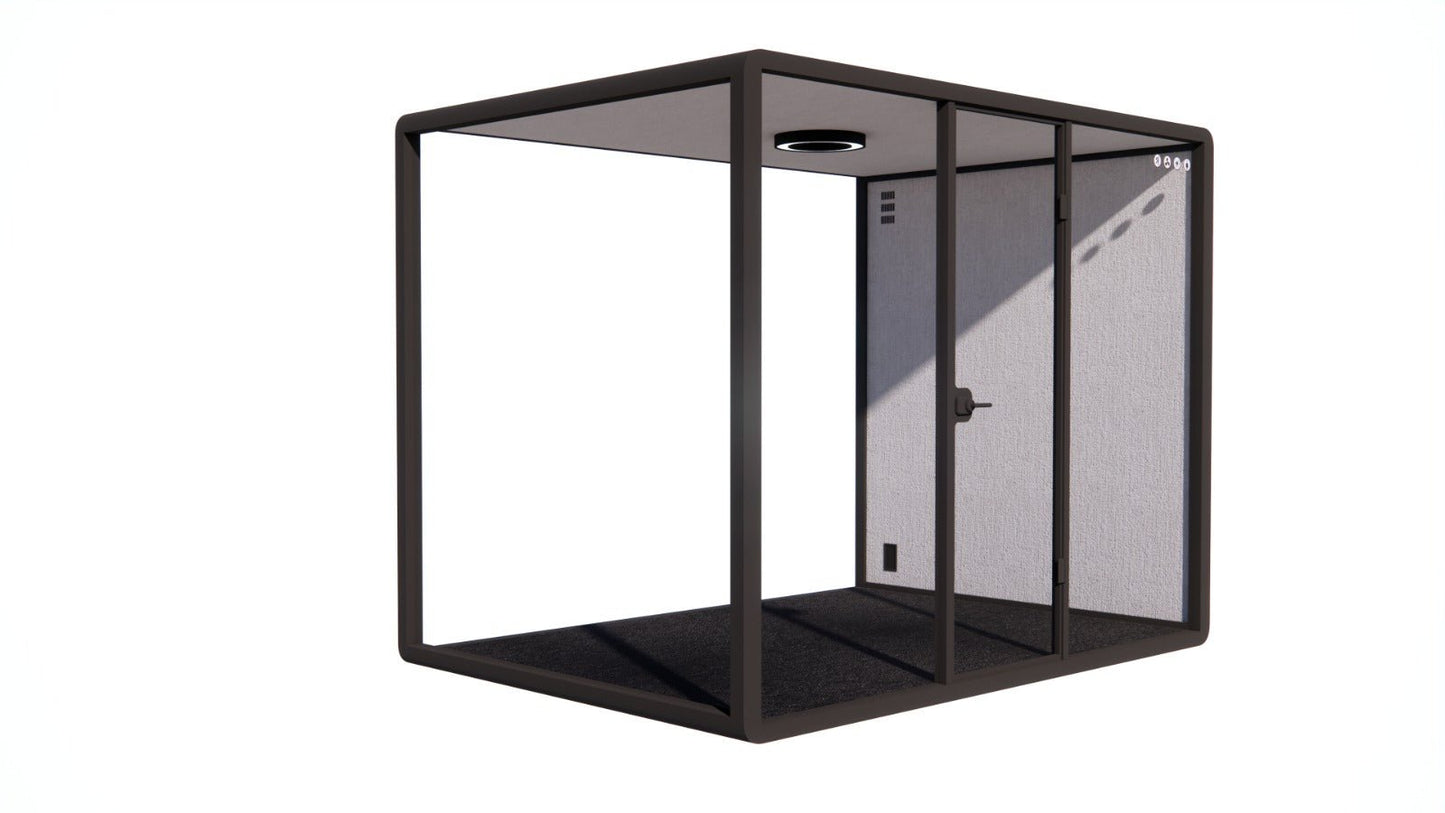 Meetingbox "Classic L3" - schallisolierte Telefonbox - Raum in Raum - SoSilent Box
