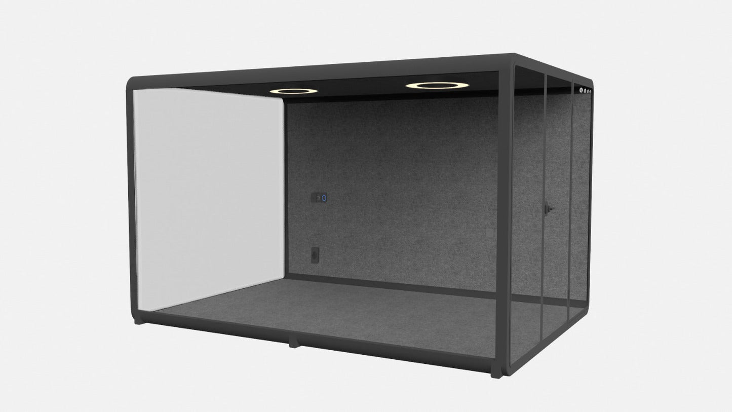 Meetingbox "Classic L4" - schallisolierte Telefonbox - Raum in Raum - SoSilent Box