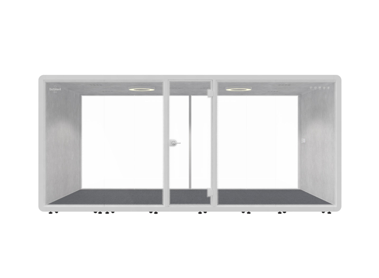 Meetingbox "Classic L5" - schallisolierte Telefonbox - Raum in Raum - SoSilent Box