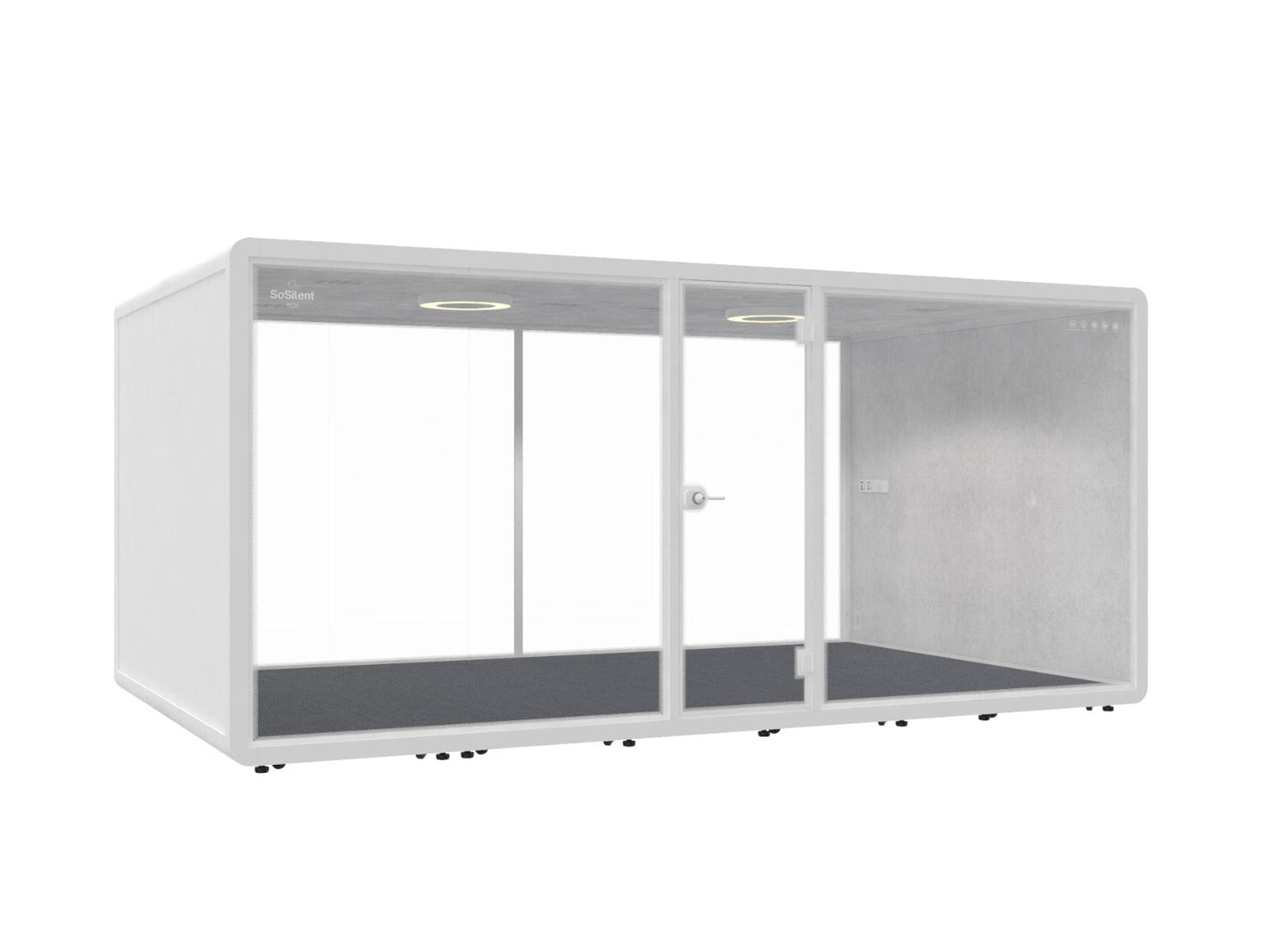 Meetingbox "Classic L5" - schallisolierte Telefonbox - Raum in Raum - SoSilent Box