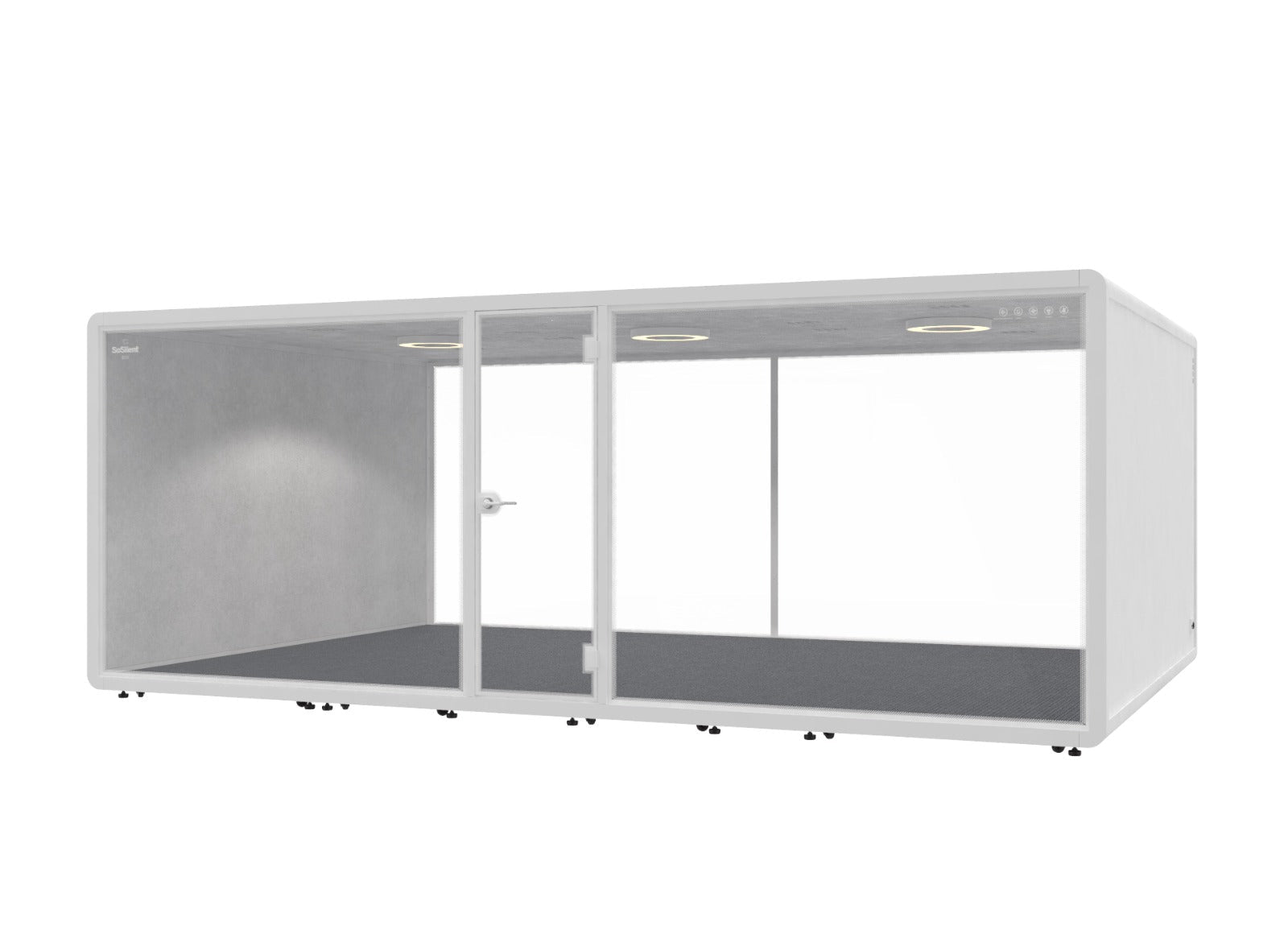 Meetingbox "Classic L6" - schallisolierte Telefonbox - Raum in Raum (Kopie) - SoSilent Box