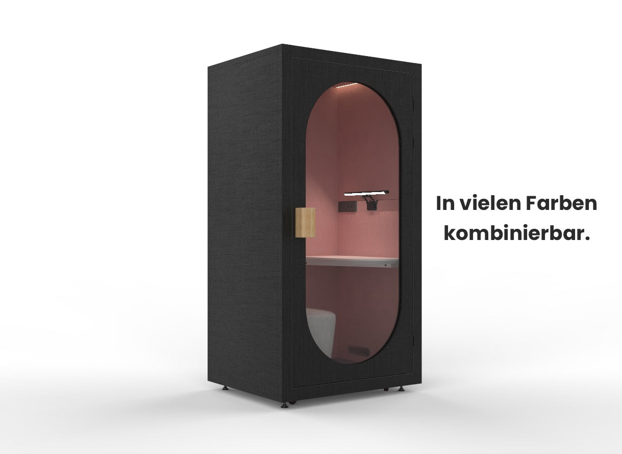 Meetingbox "Home Silence Pod 2" - schallisolierte Telefonbox - Home Office Box - SoSilent Box