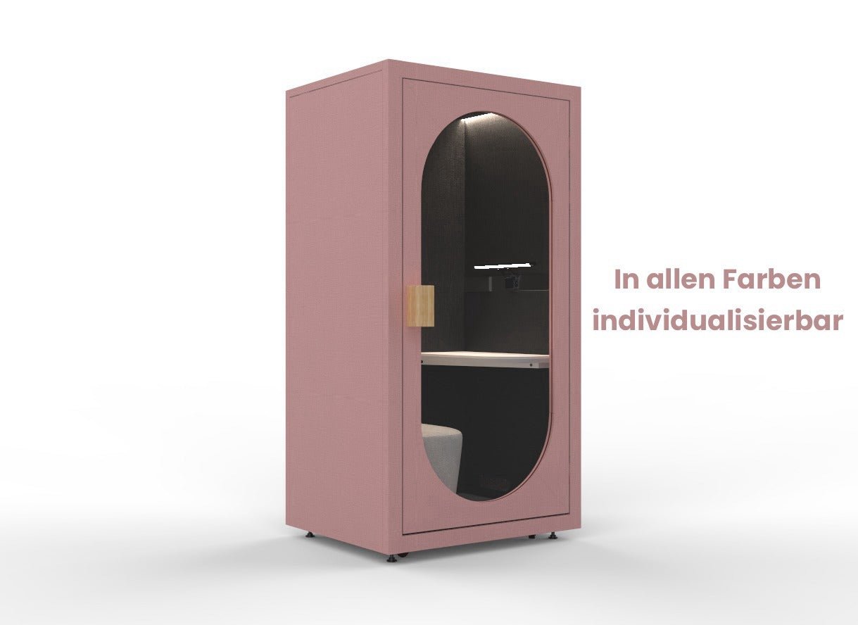 Meetingbox "Home Silence Pod 2" - schallisolierte Telefonbox - Home Office Box - SoSilent Box