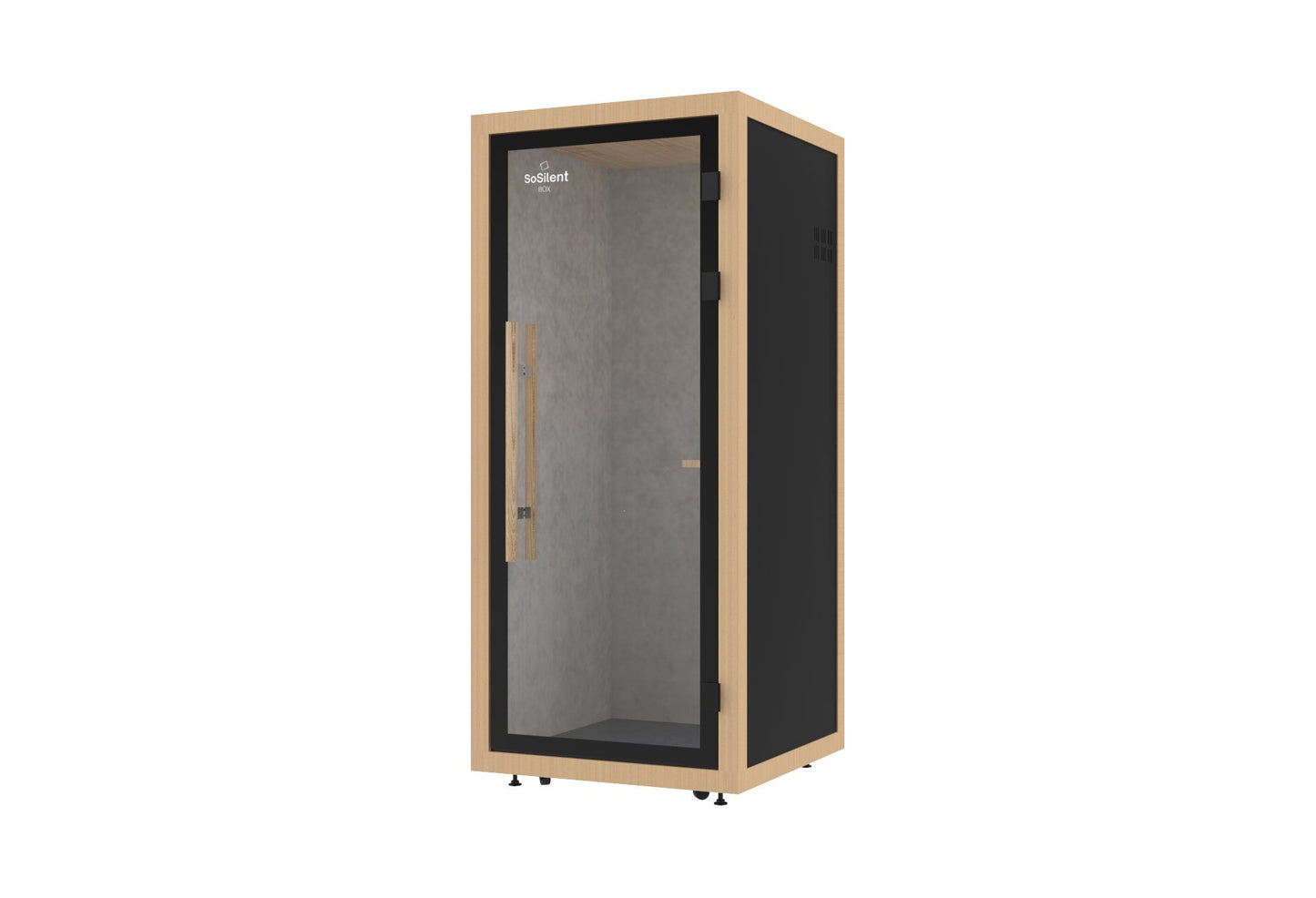 Meetingbox "Pro S" für 1 Person - schallisolierte Telefonbox - Raum in Raum - SoSilent Box