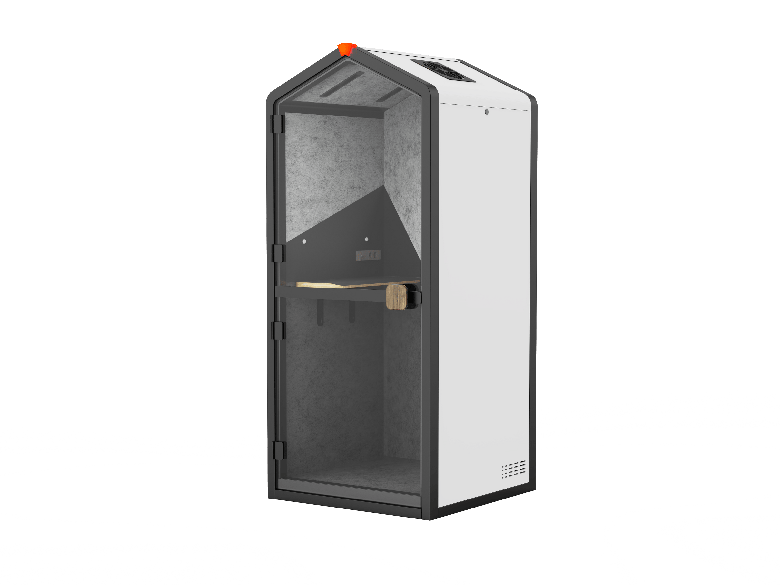 Meetingbox "Smart S2" für 1 Person - schallisolierte Telefonbox - 10 Tage Lieferzeit - SoSilent Box