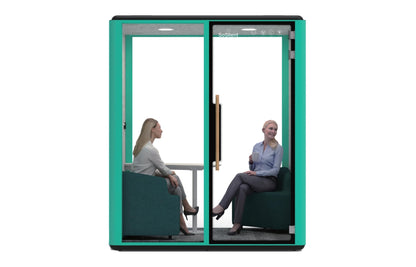 Meetingbox "Space M1" für 2 Personen - Schallschutzkabine - Raum in Raum - SoSilent Box