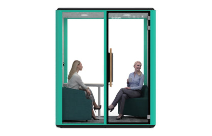 Meetingbox "Space M2" für 2 Personen - Schallschutzkabine - Raum in Raum - SoSilent Box