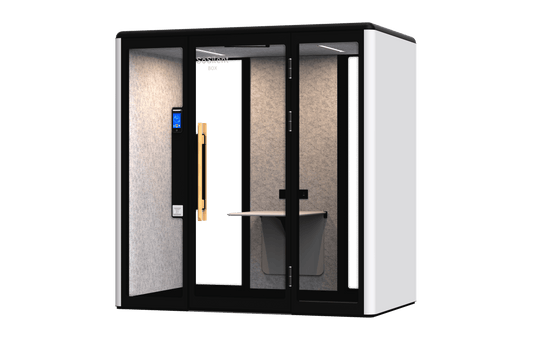 Espace L1³ "sans barrière" – box de réunion pour 4 personnes - SoSilent Box