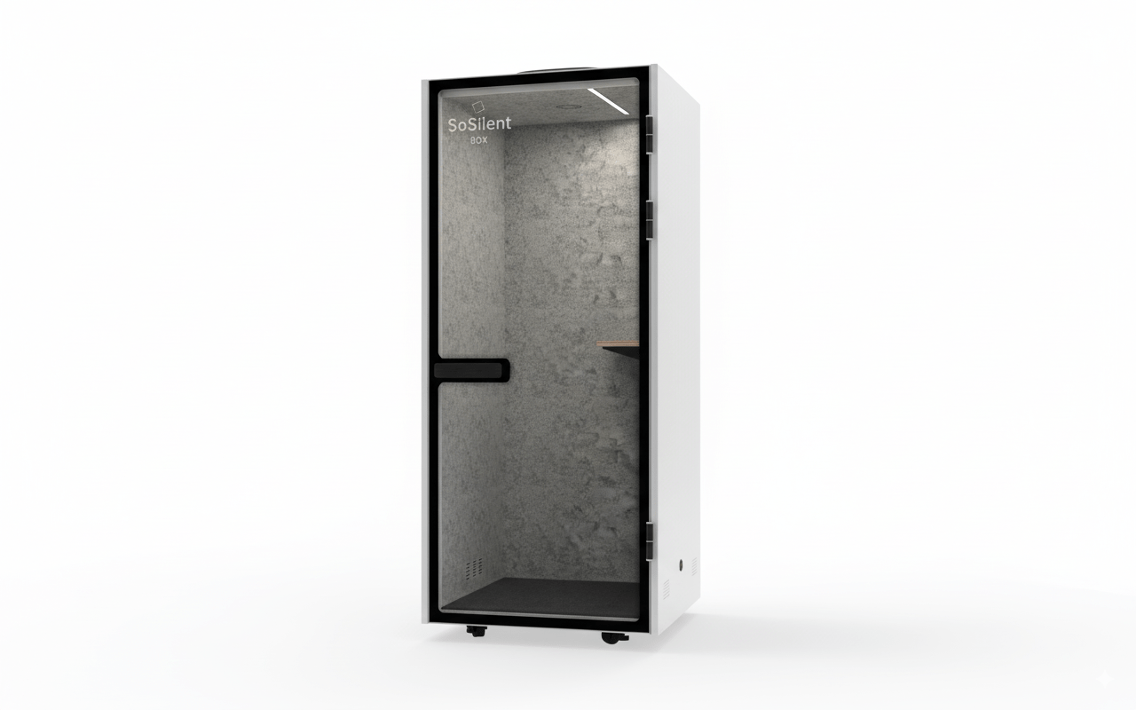 Telefonbox "Urban S" für 1 Person - schallisolierte Phonebox - Raum in Raum - SoSilent Box