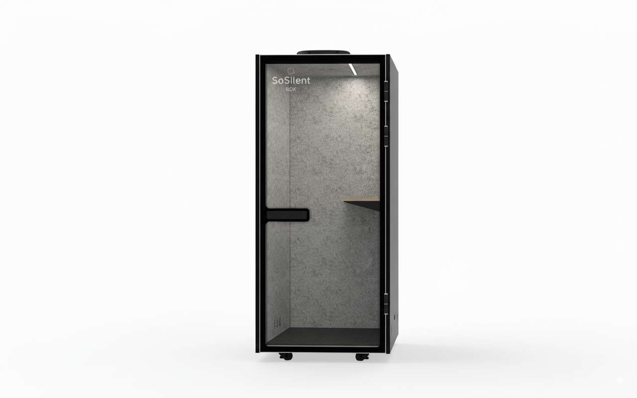 Telefonbox "Urban S" für 1 Person - schallisolierte Phonebox - Raum in Raum - SoSilent Box