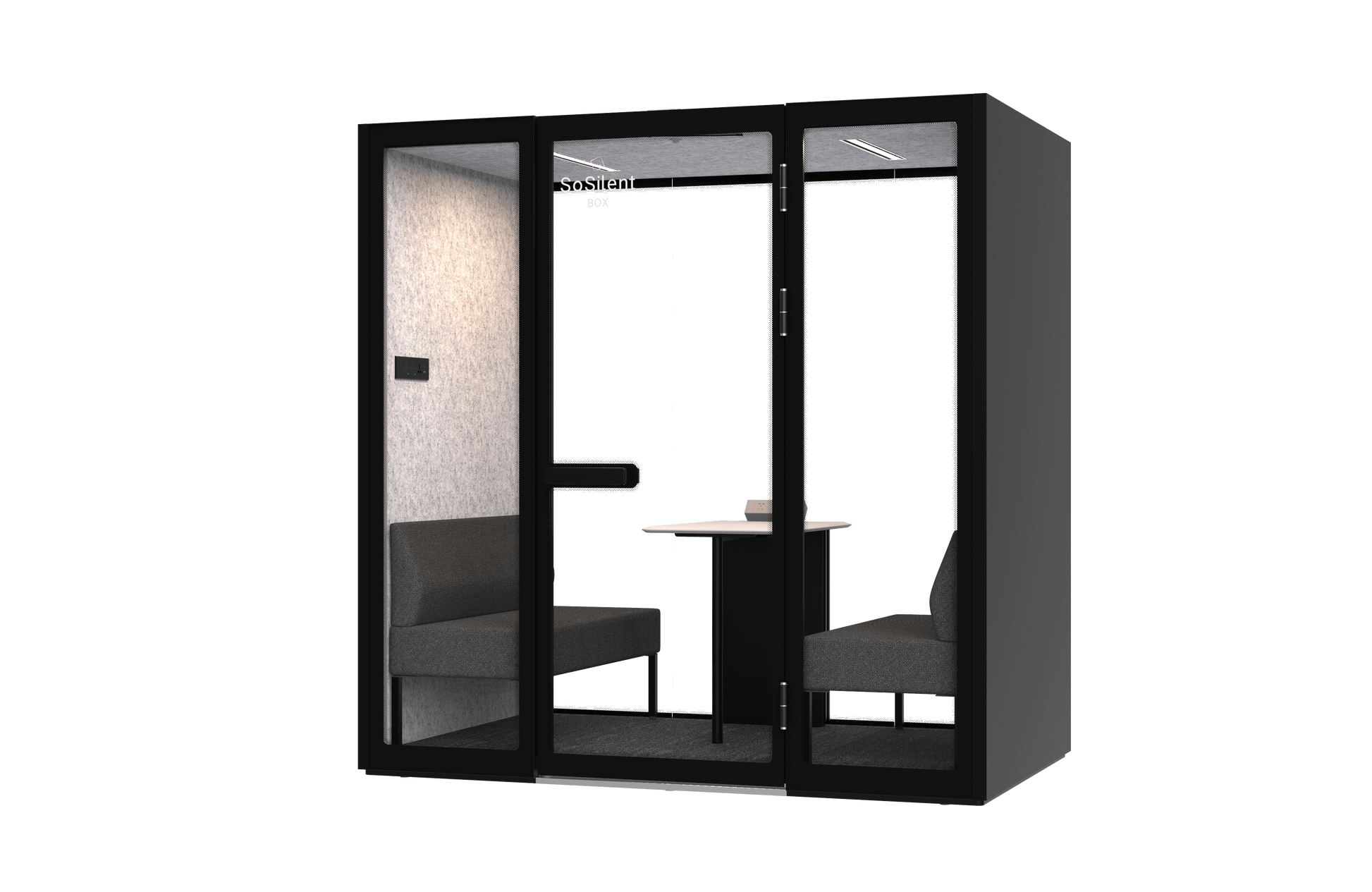 Tisch für Urban-Line L1 (bei Glas-Rückwand) - SoSilent Box