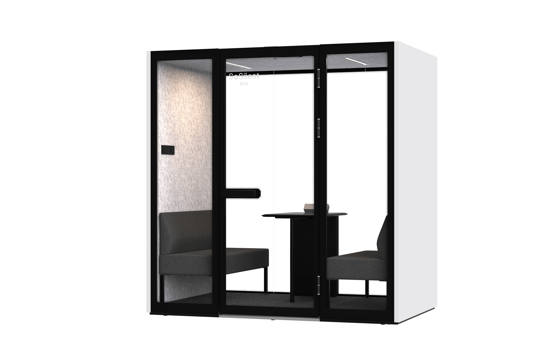 Tisch für Urban-Line L1 (bei Glas-Rückwand) - SoSilent Box