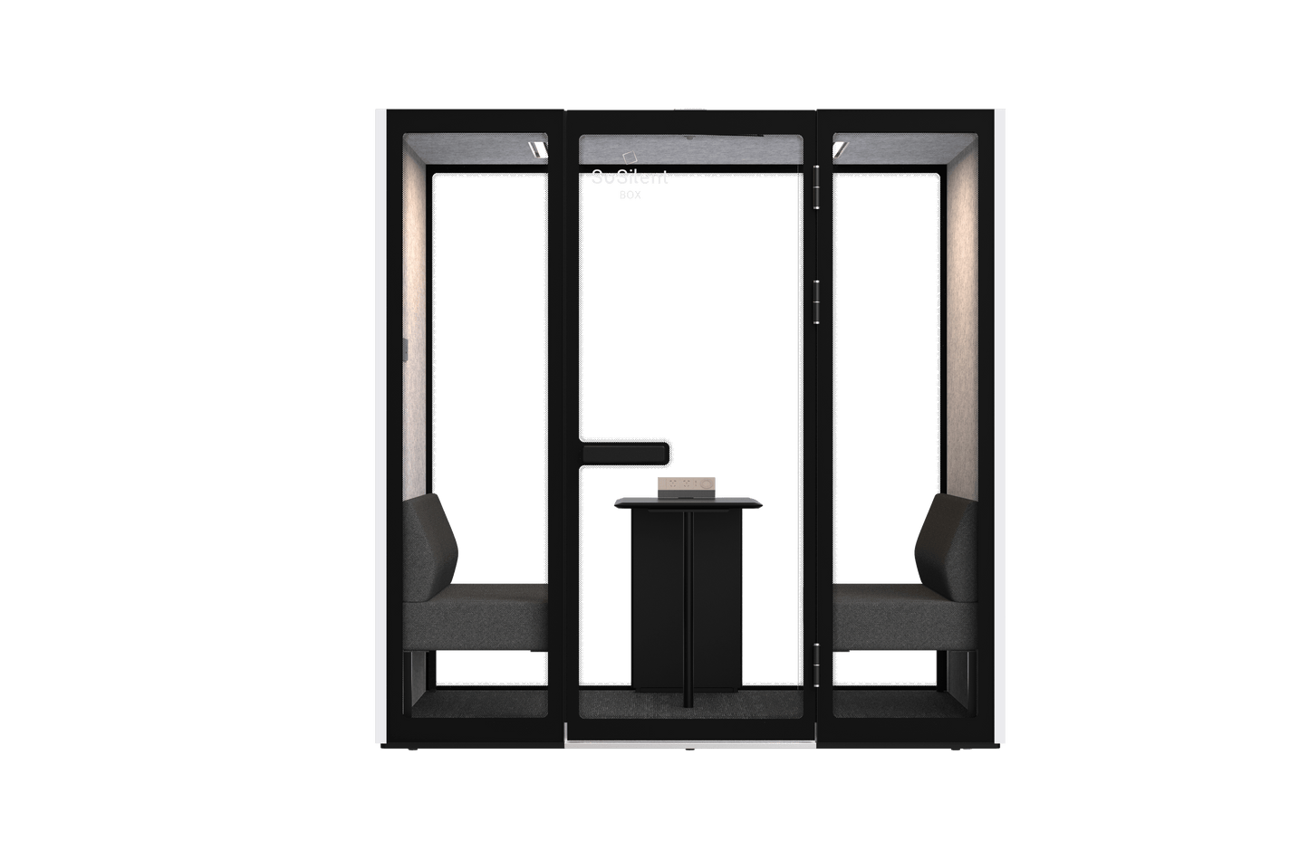 Tisch für Urban-Line M3 (bei Glas-Rückwand) - SoSilent Box