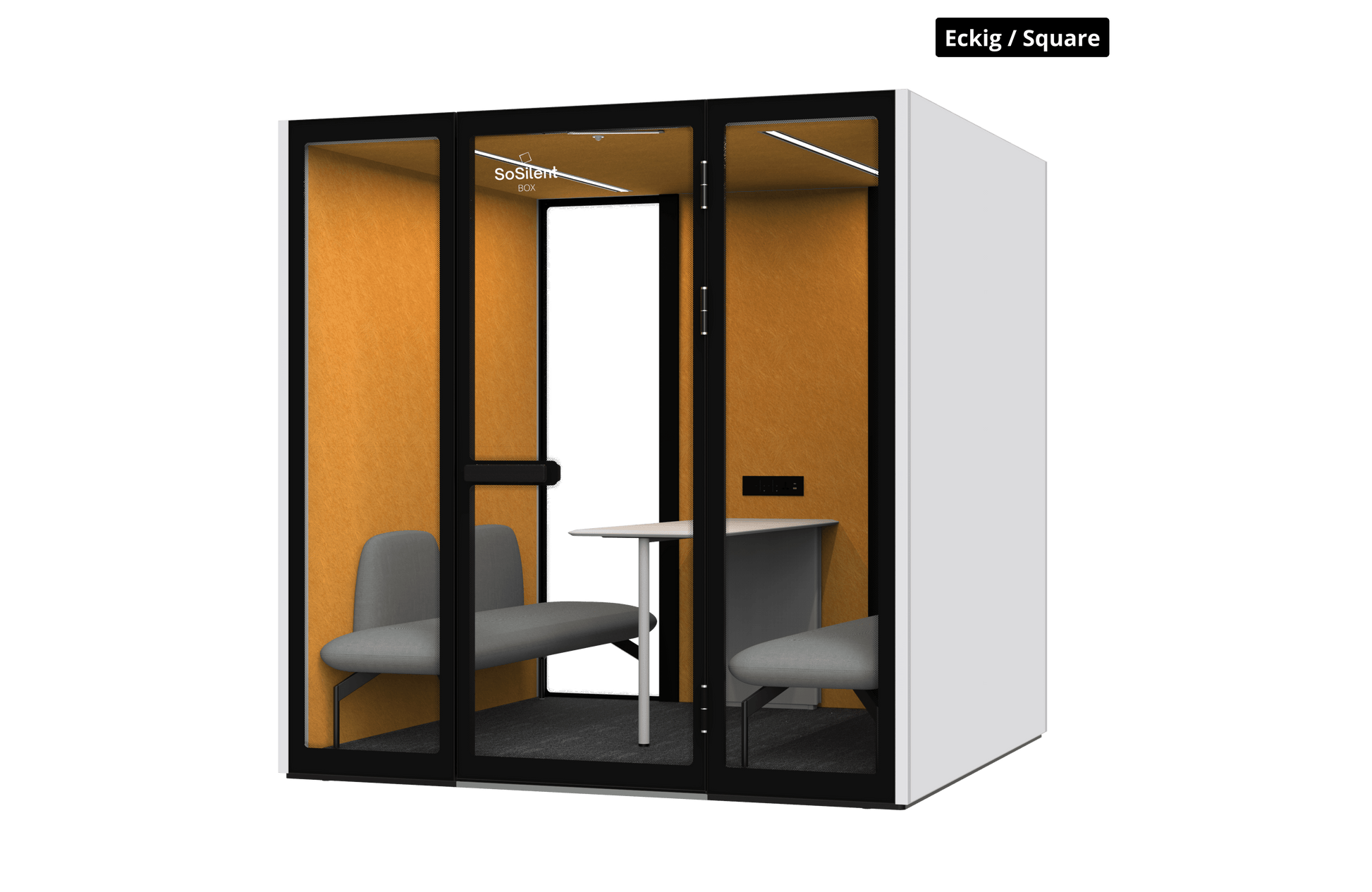 Urban L1³ – Meetingbox für 4 Personen - SoSilent Box