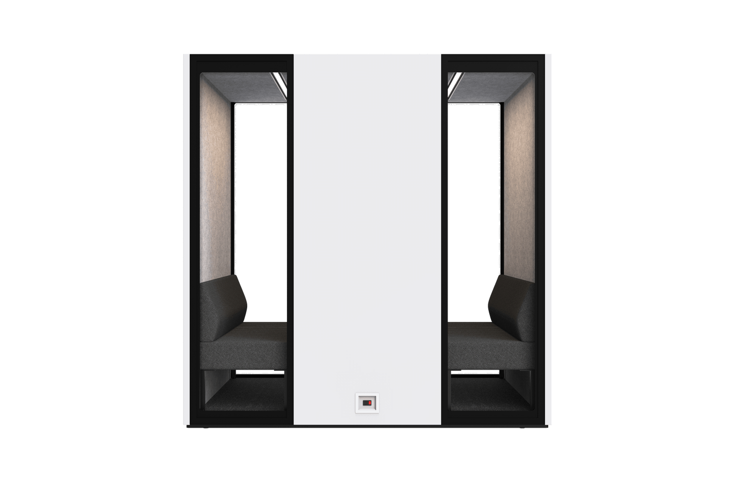 Urban L2³ barrierefrei – DIN - 18040 - konforme Meetingbox für 4 - 5 Personen - SoSilent Box