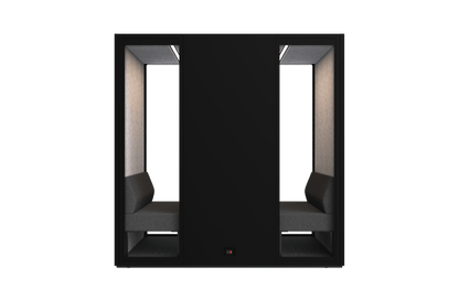 Urban L2³ barrierefrei – DIN - 18040 - konforme Meetingbox für 4 - 5 Personen - SoSilent Box