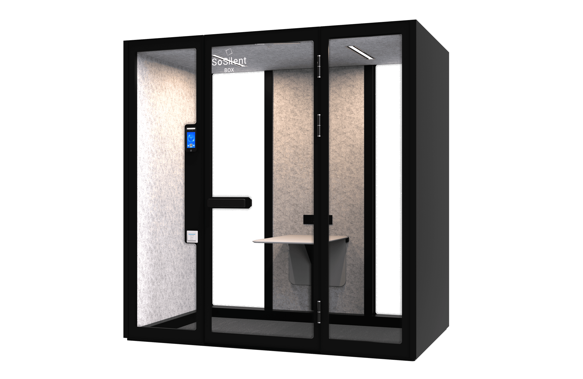Urban L2³ barrierefrei – DIN - 18040 - konforme Meetingbox für 4 - 5 Personen - SoSilent Box