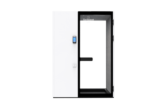 Urban M1³ "barrierefrei" – Arbeitsplatzbox für 1 Person - SoSilent Box
