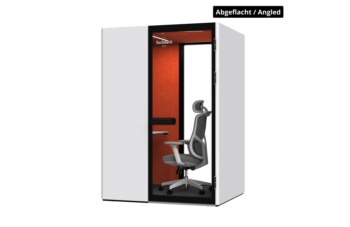 Urban M1³ "barrierefrei" – Arbeitsplatzbox für 1 Person - SoSilent Box