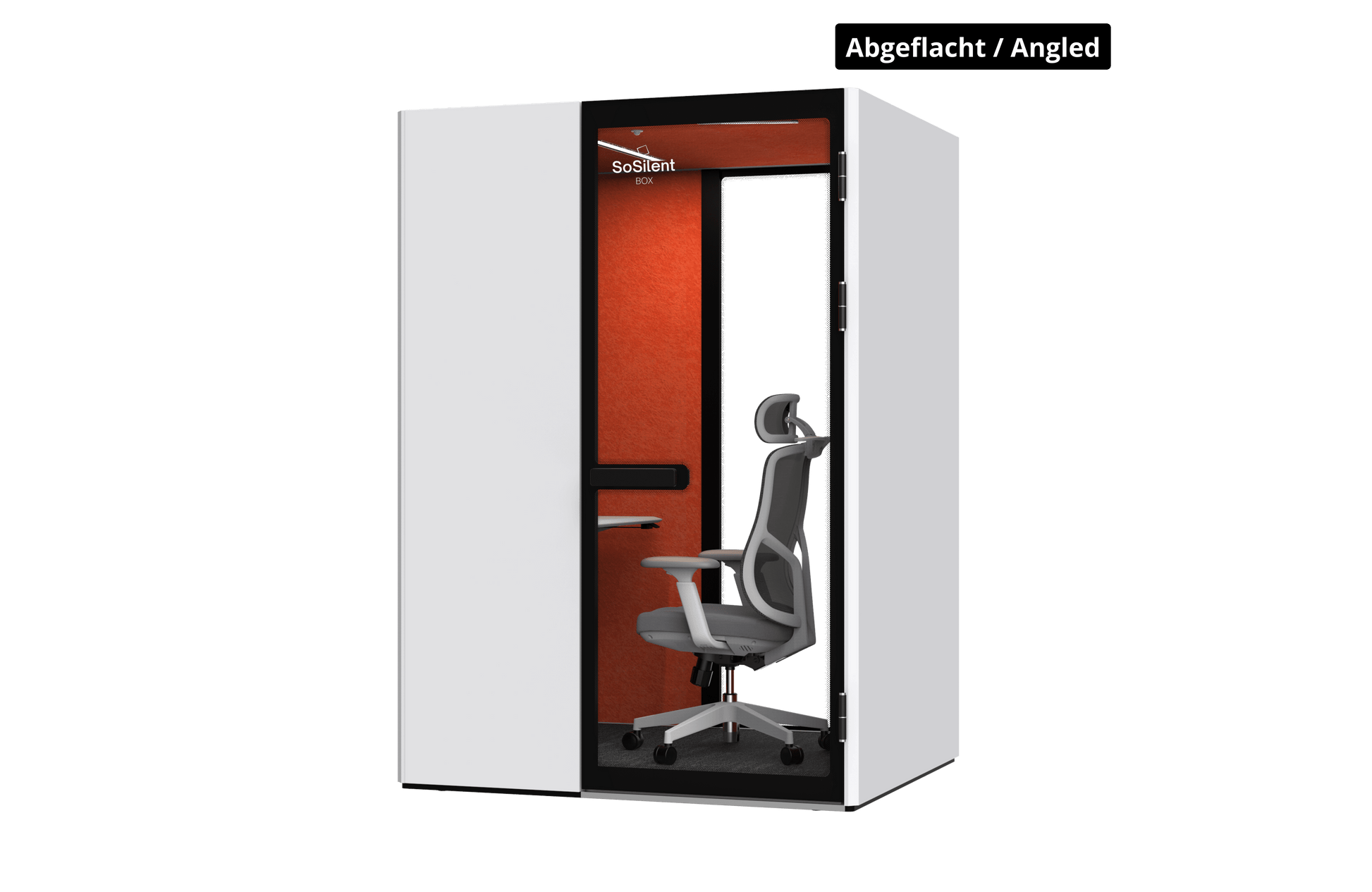 Urban M1³ "barrierefrei" – Arbeitsplatzbox für 1 Person - SoSilent Box