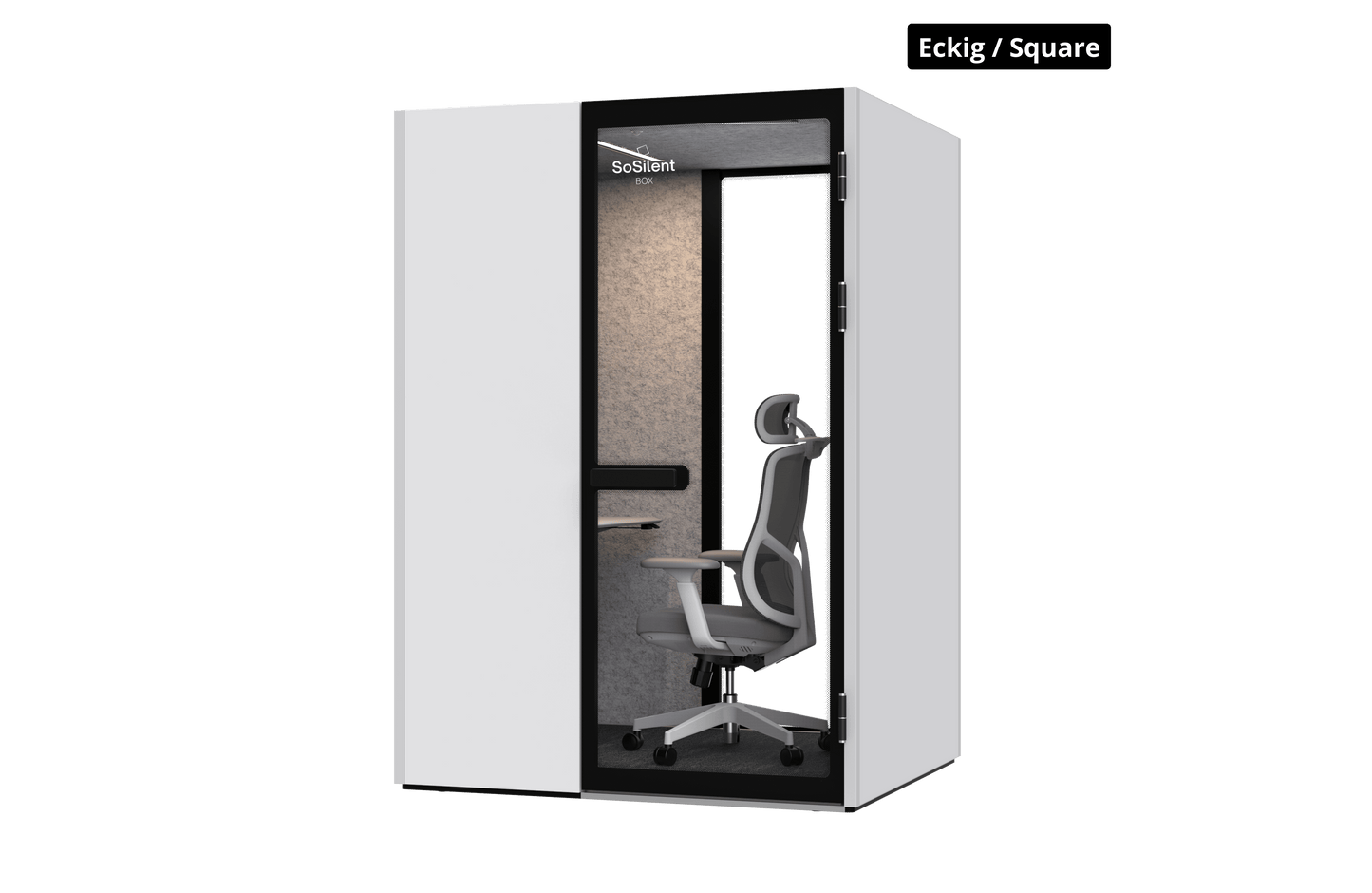 Urban M1³ "barrierefrei" – Arbeitsplatzbox für 1 Person - SoSilent Box