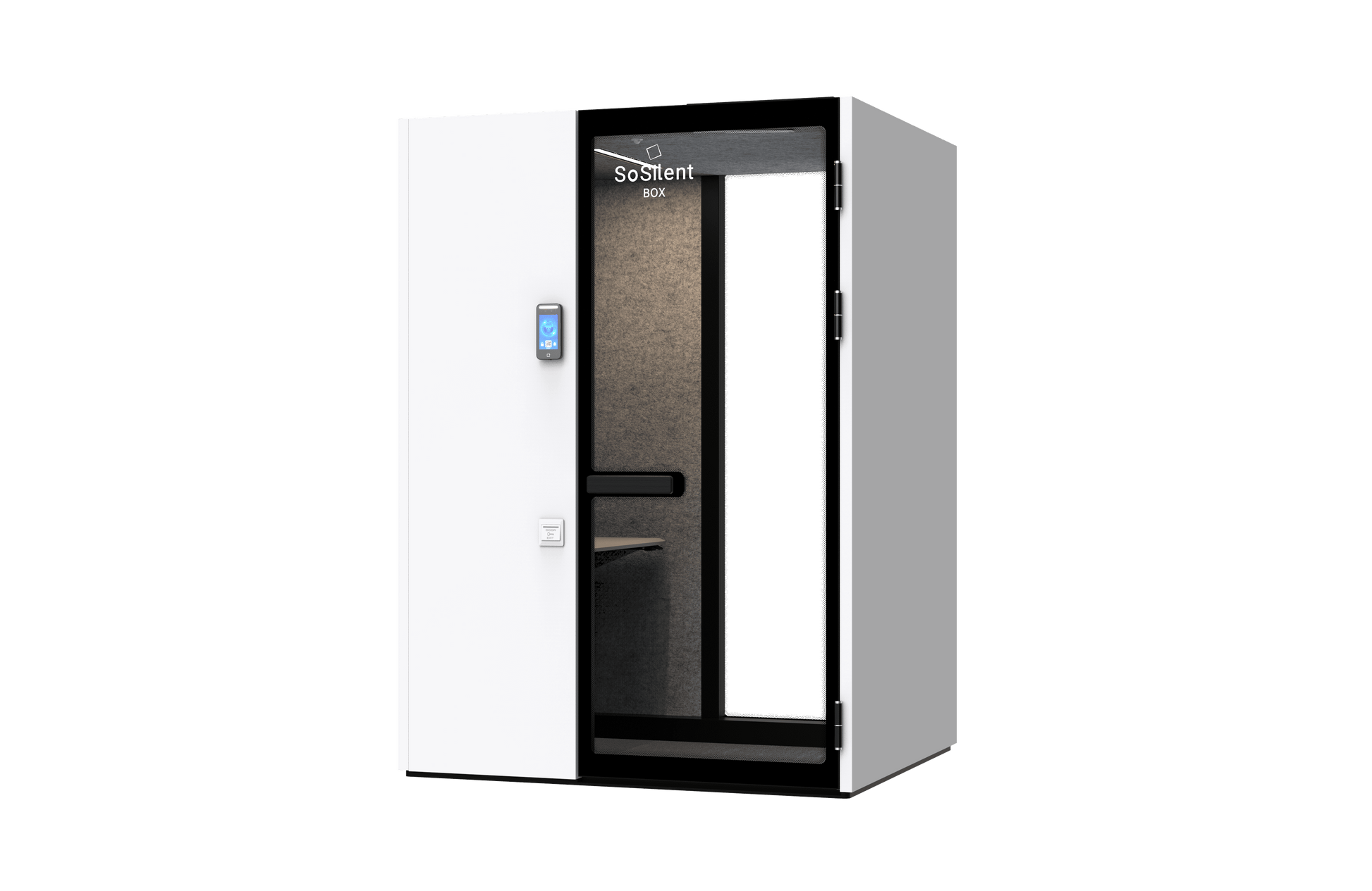Urban M1³ "barrierefrei" – Arbeitsplatzbox für 1 Person - SoSilent Box