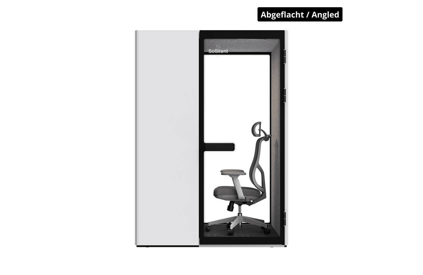 Urban M1³ "barrierefrei" – Arbeitsplatzbox für 1 Person - SoSilent Box