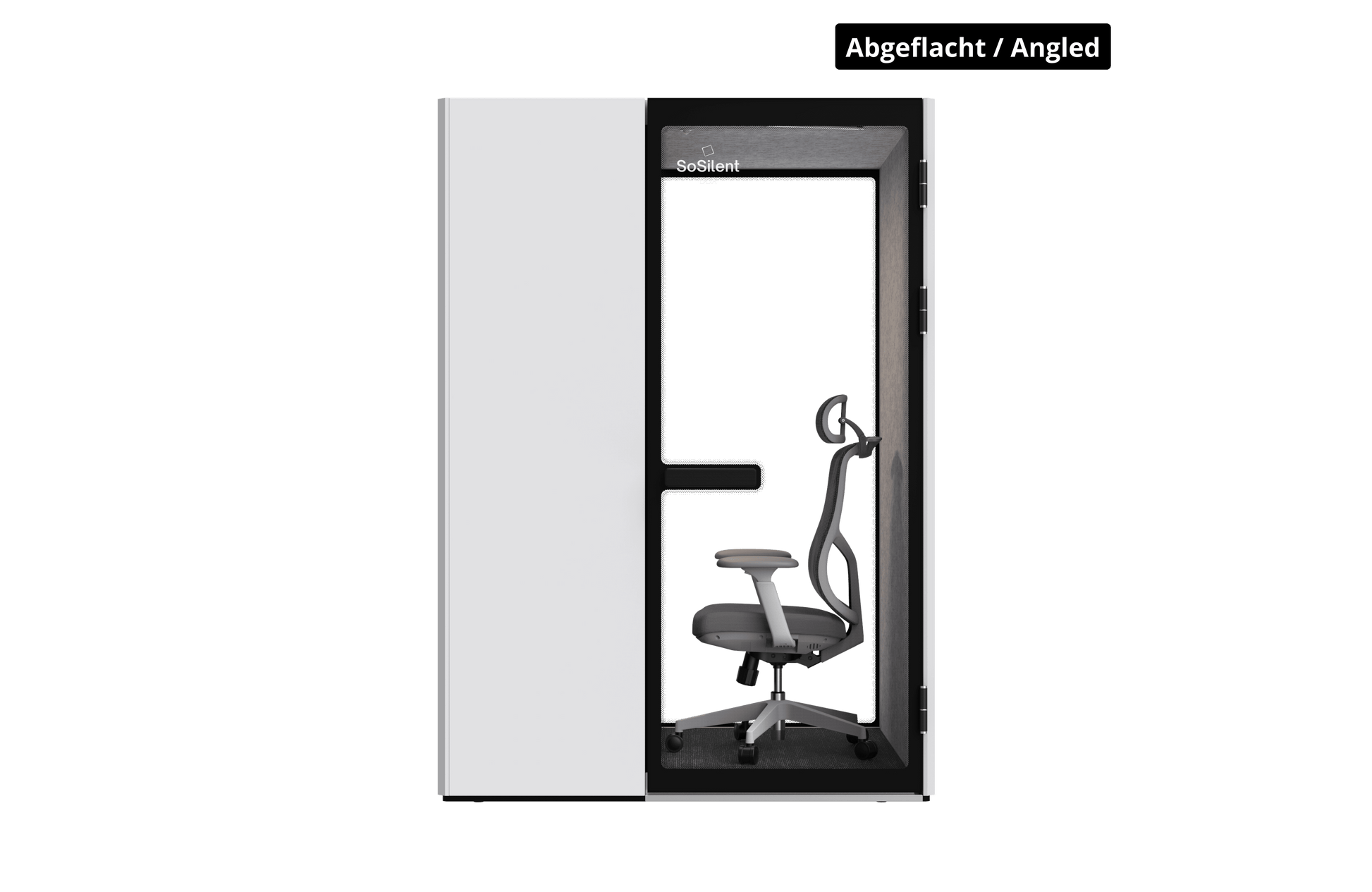 Urban M1³ "barrierefrei" – Arbeitsplatzbox für 1 Person - SoSilent Box