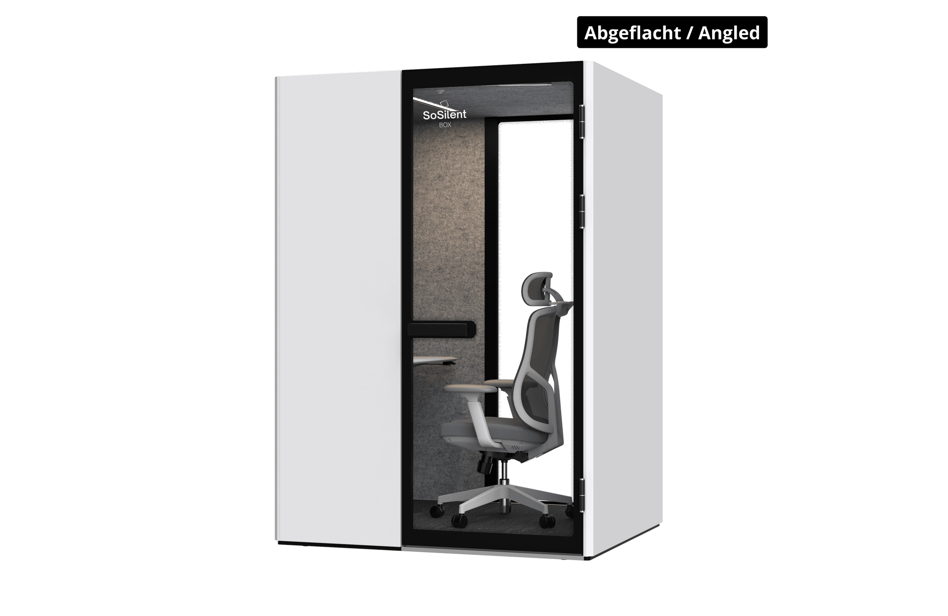 Urban M1³ "barrierefrei" – Arbeitsplatzbox für 1 Person - SoSilent Box