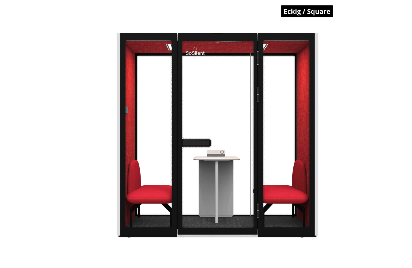 Urban M3³ – Arbeitsplatzbox für 2 Person - SoSilent Box