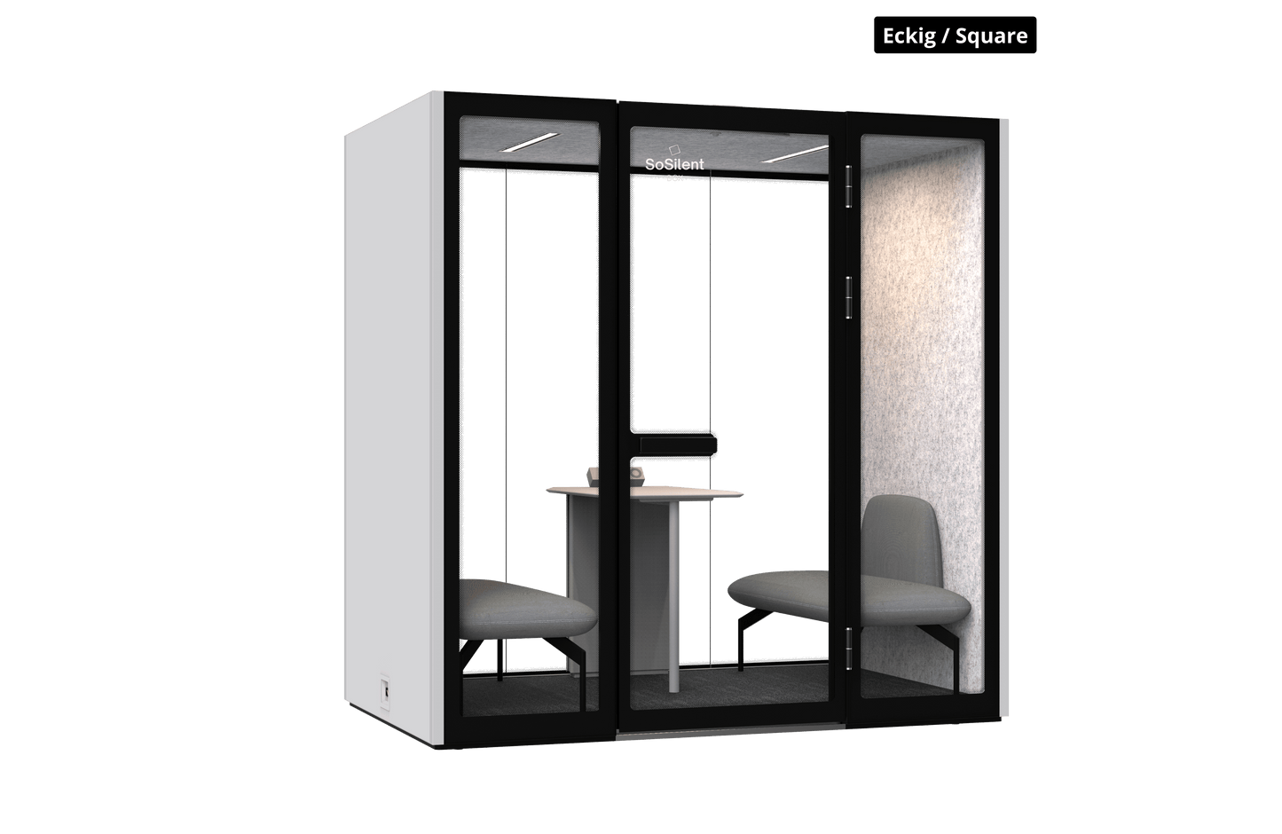 Urban M3³ – Arbeitsplatzbox für 2 Person - SoSilent Box
