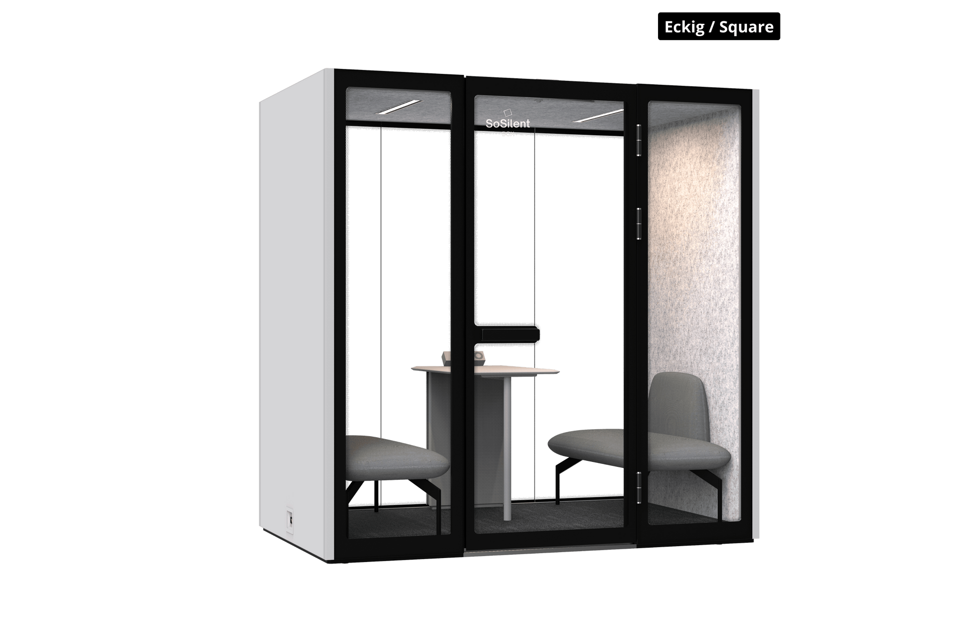 Urban M3³ – Arbeitsplatzbox für 2 Person - SoSilent Box