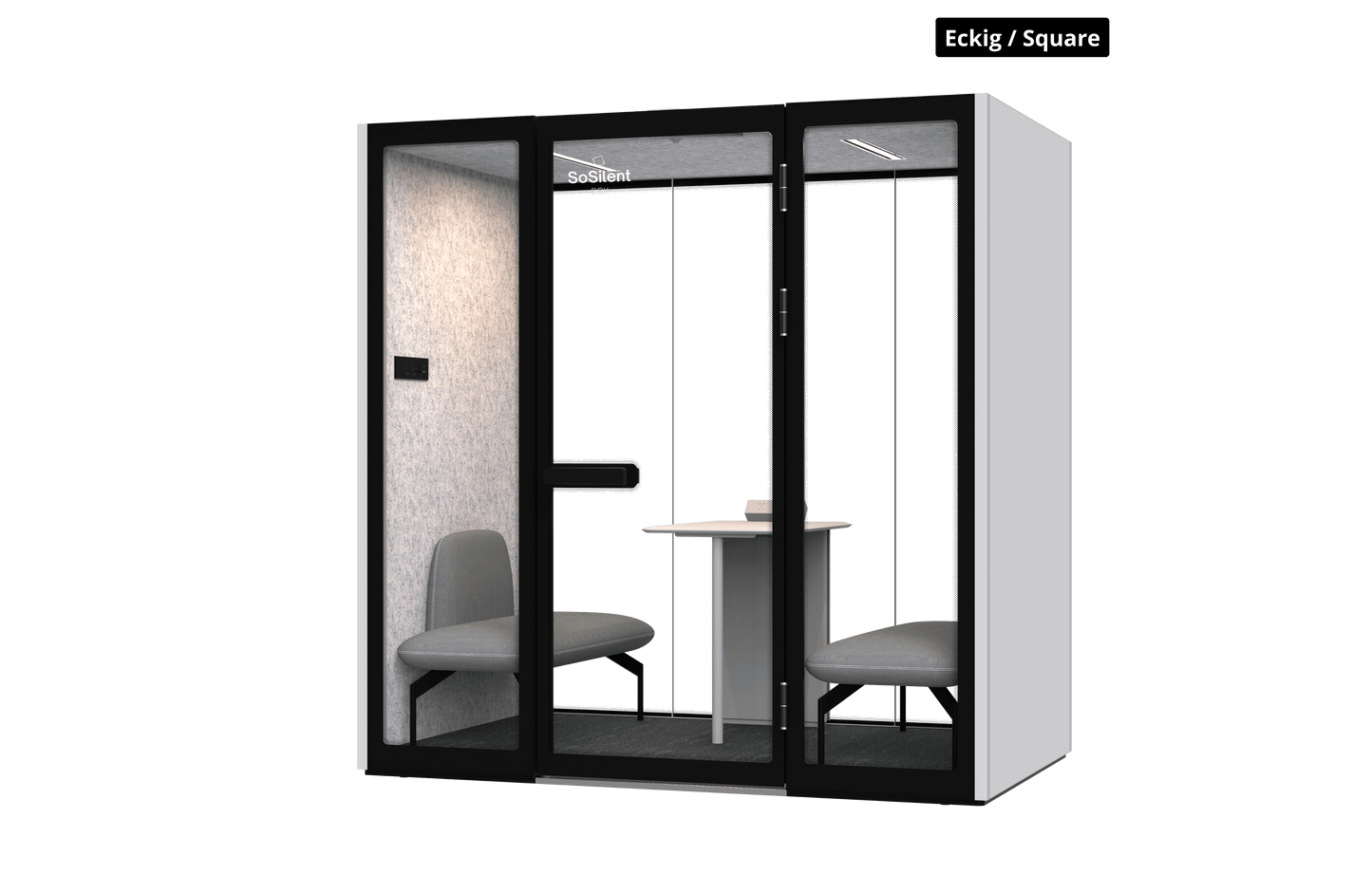 Urban M3³ – Arbeitsplatzbox für 2 Person - SoSilent Box