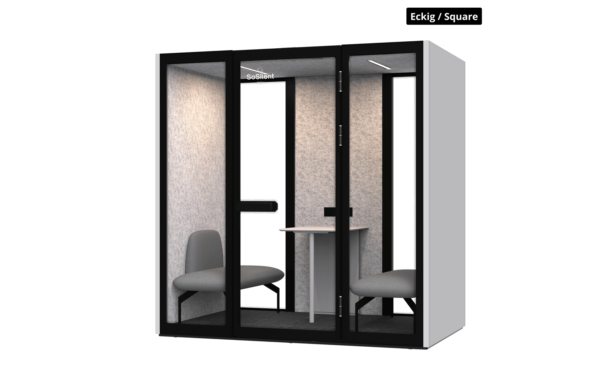 Urban M3³ – Arbeitsplatzbox für 2 Person - SoSilent Box