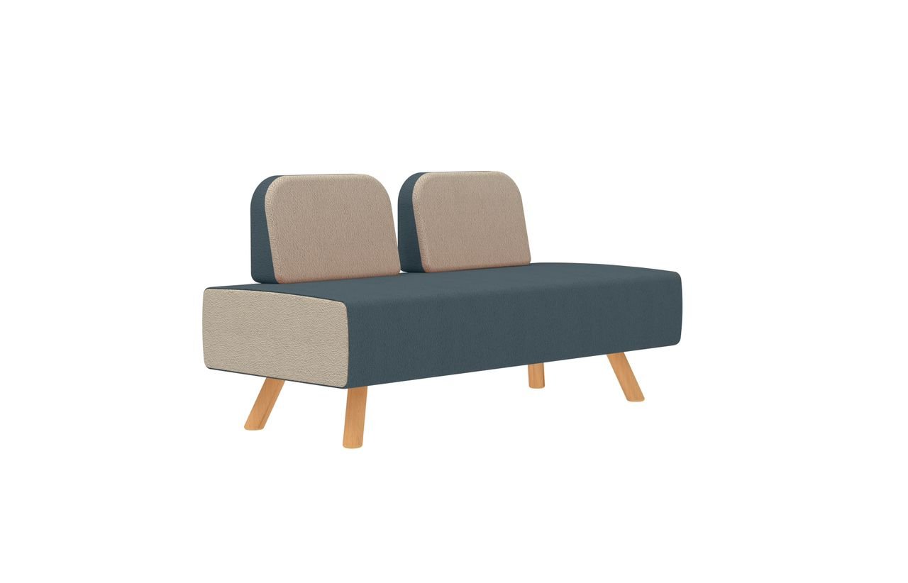 Zweier - Sofa für Space - Line L2 - SoSilent Box