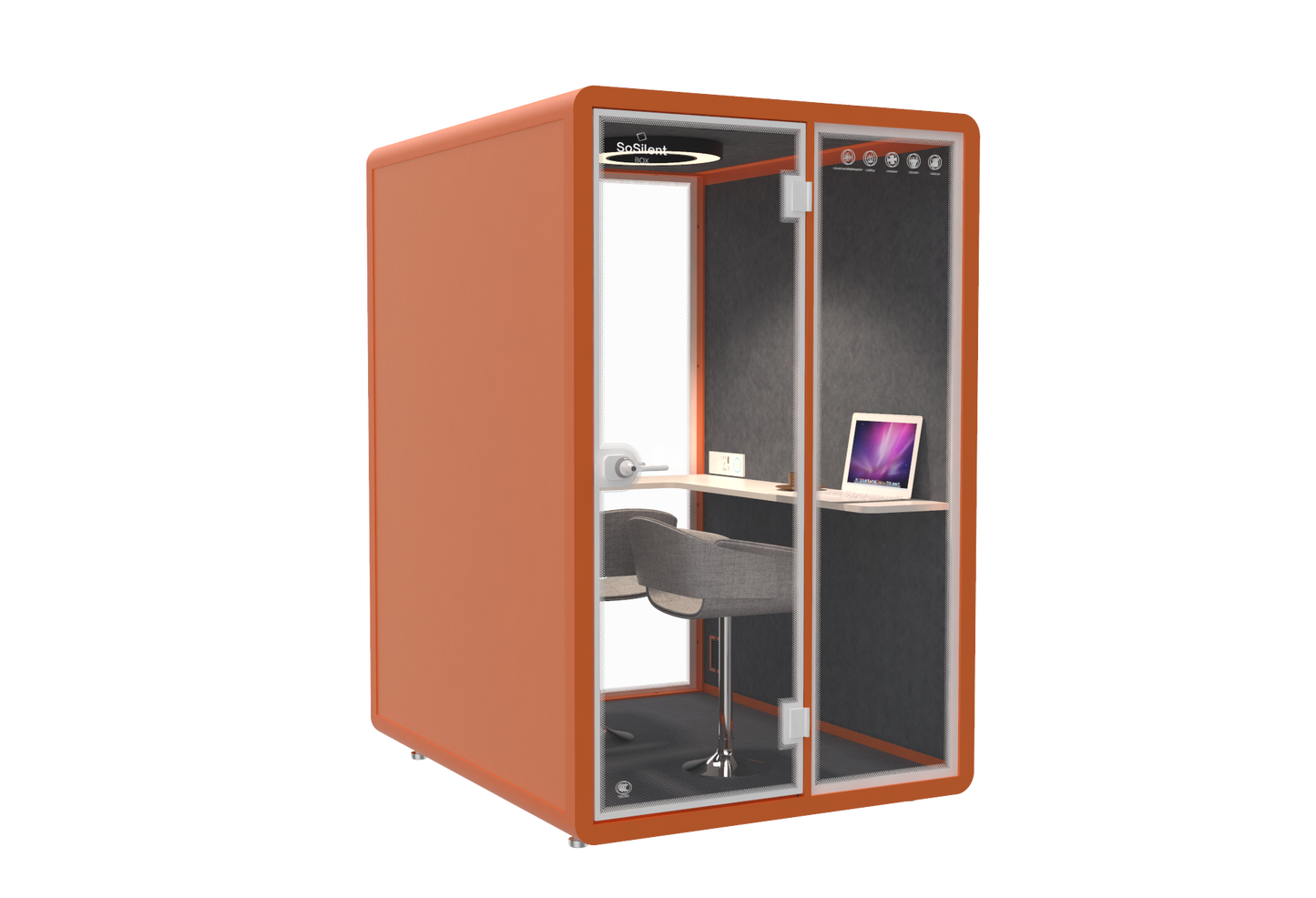 Meetingbox M2 - schallisolierte Telefonbox - Raum in Raum
