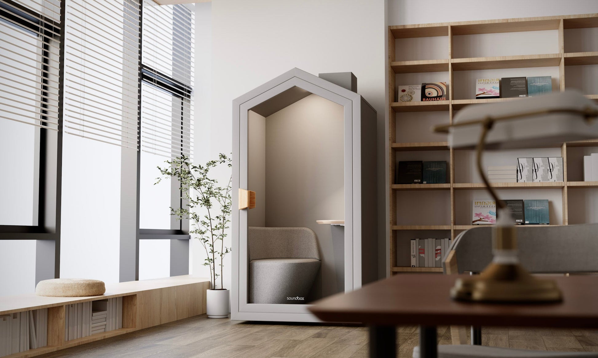 Meetingbox Home Silence Pod - schallisolierte Telefonbox - Home Office - SoSilent