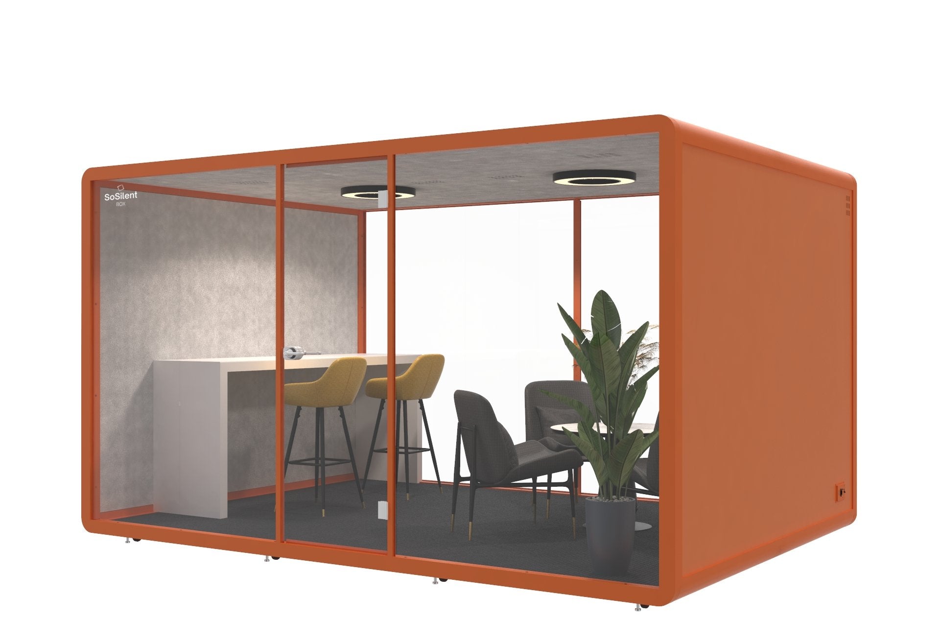 Meetingbox L4 - schallisolierte Telefonbox - Raum in Raum - SoSilent