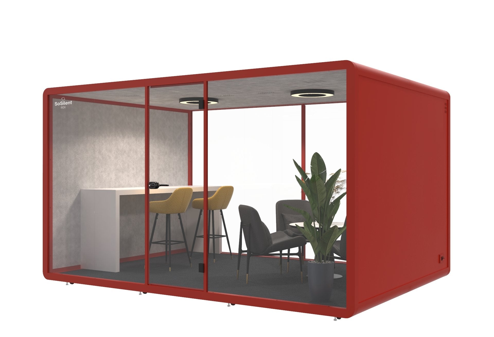 Meetingbox L4 - schallisolierte Telefonbox - Raum in Raum - SoSilent