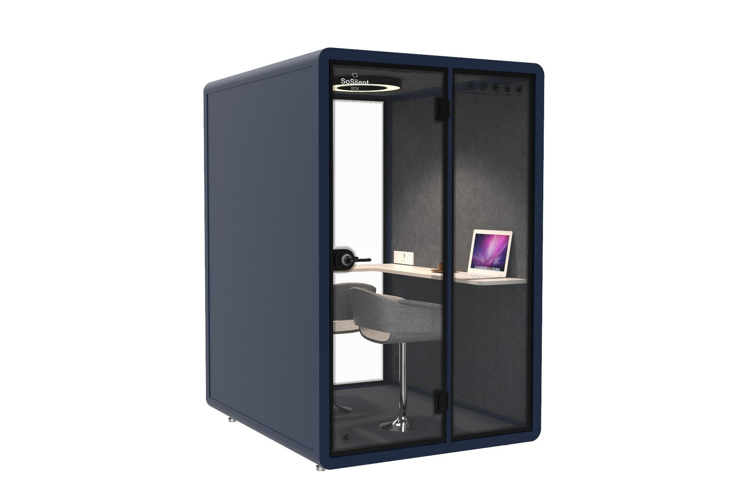 Meetingbox M2 - schallisolierte Telefonbox - Raum in Raum - SoSilent