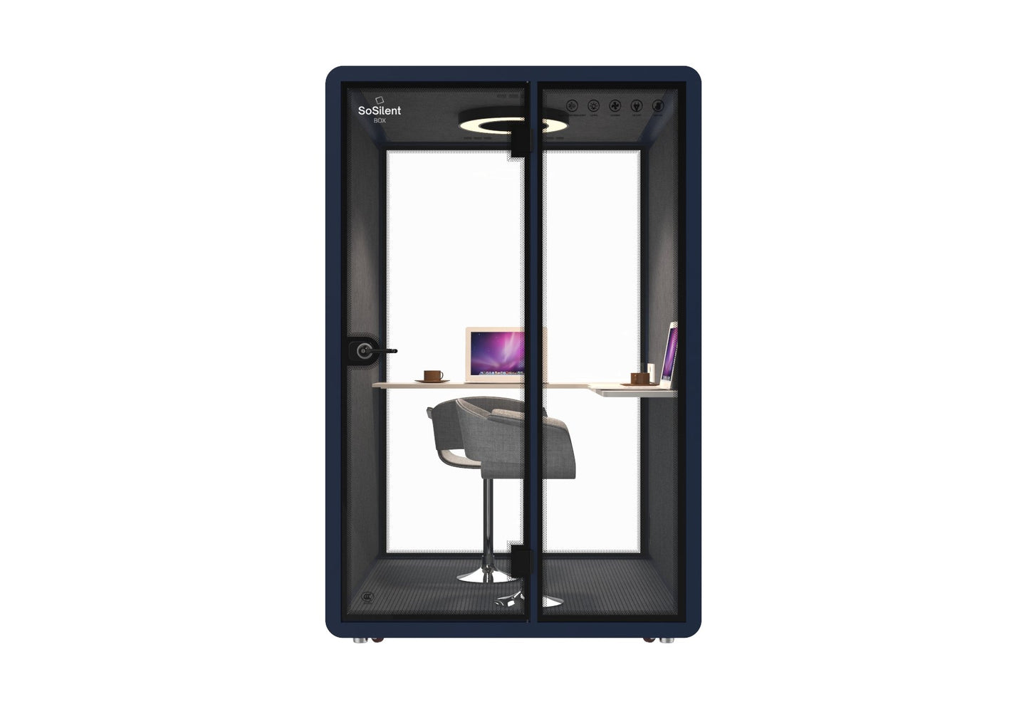 Meetingbox M2 - schallisolierte Telefonbox - Raum in Raum - SoSilent
