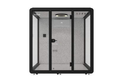 Outdoor Meetingbox OL2 - wetterfeste schallisolierte Kabine - SoSilent
