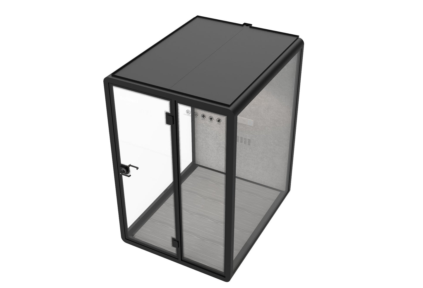 Outdoor Meetingbox OM2 - wetterfeste schallisolierte Kabine - SoSilent