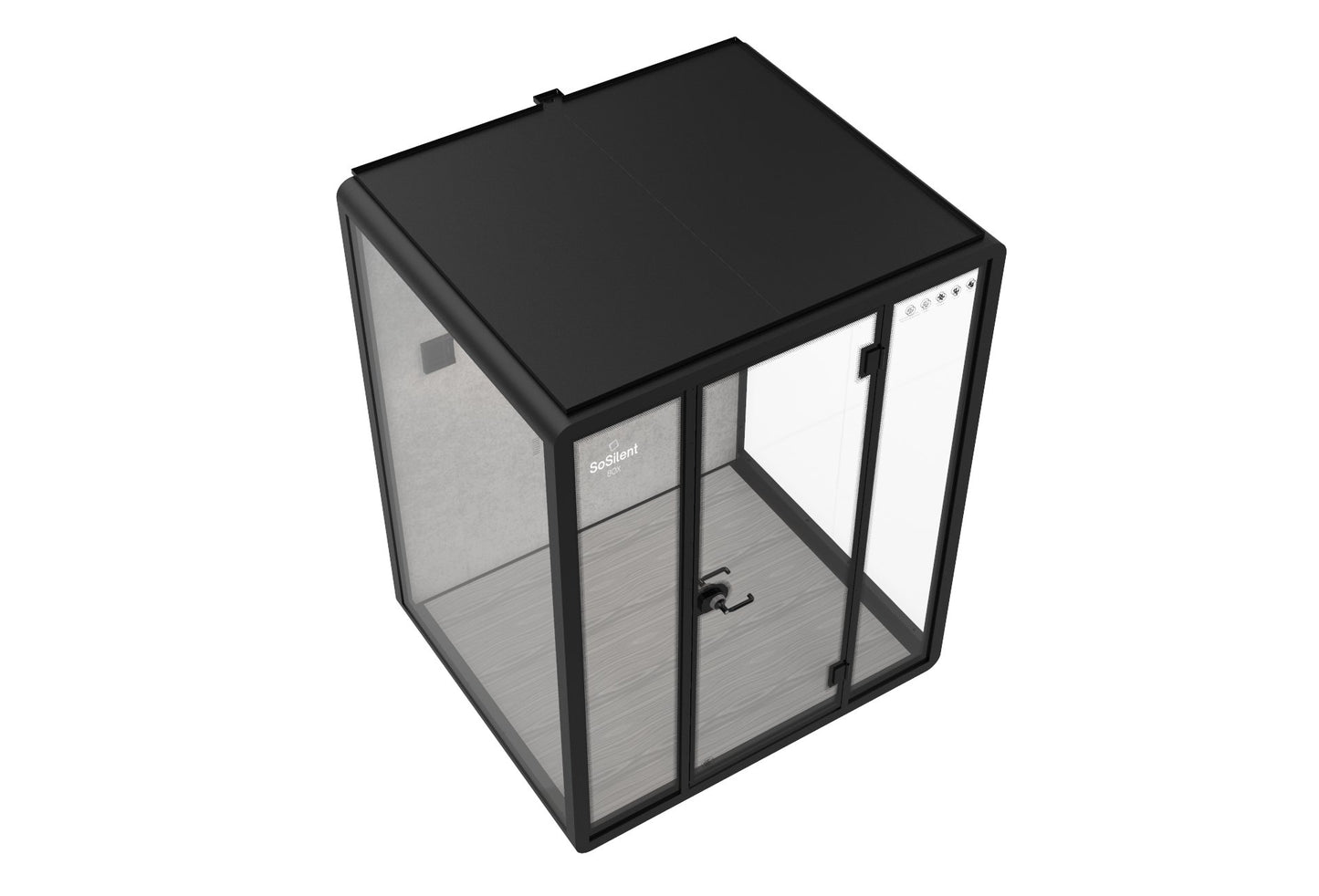 Outdoor Meetingbox OM3 - wetterfeste schallisolierte Kabine - SoSilent